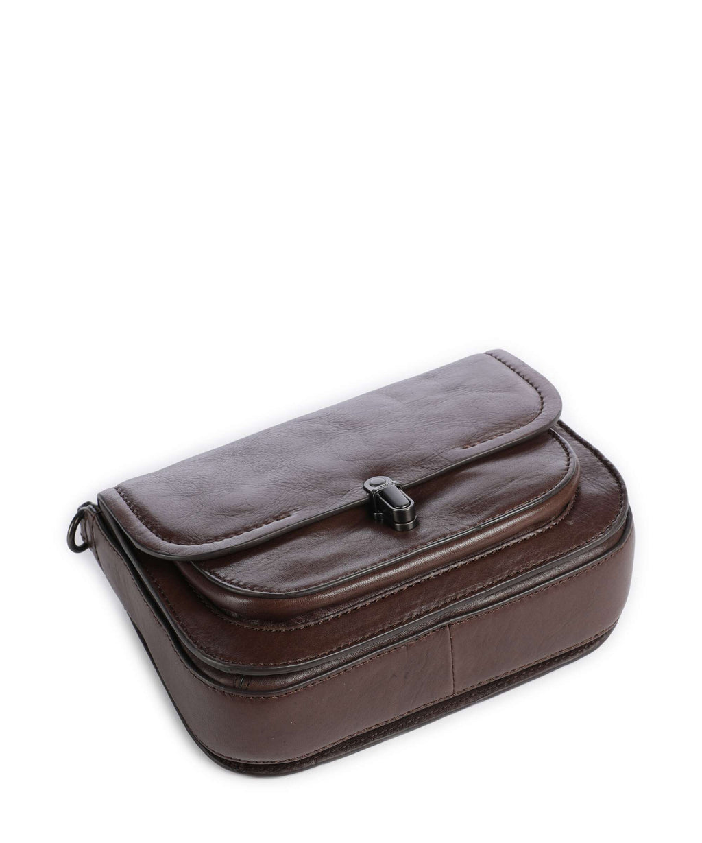 Aunts & Uncles Grandma's Luxury Club Mrs. Waffle Crossbody bag coffee bean