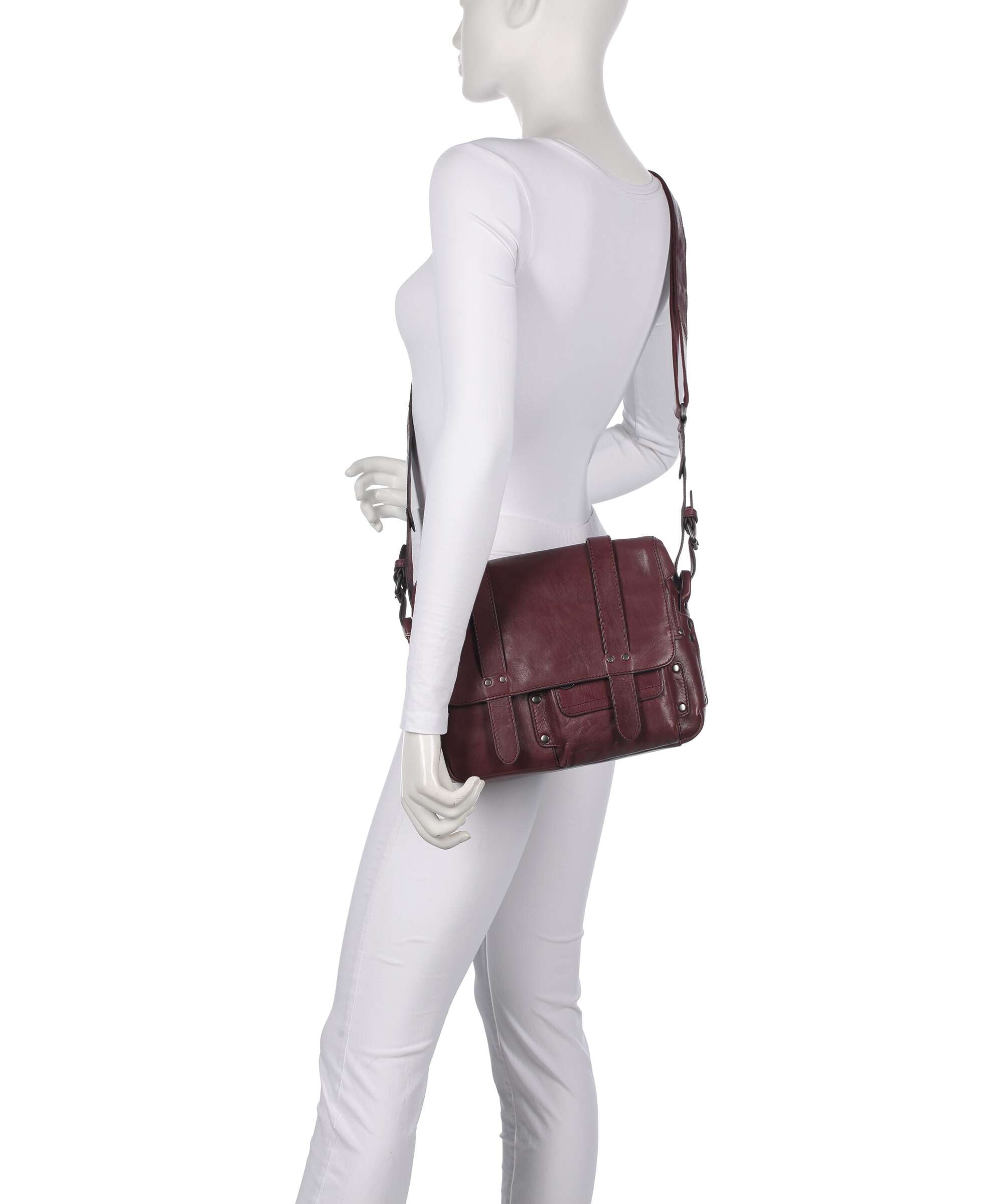 Aunts & Uncles Grandma's Luxury Club Miss Applepie Crossbody bag dark cherry