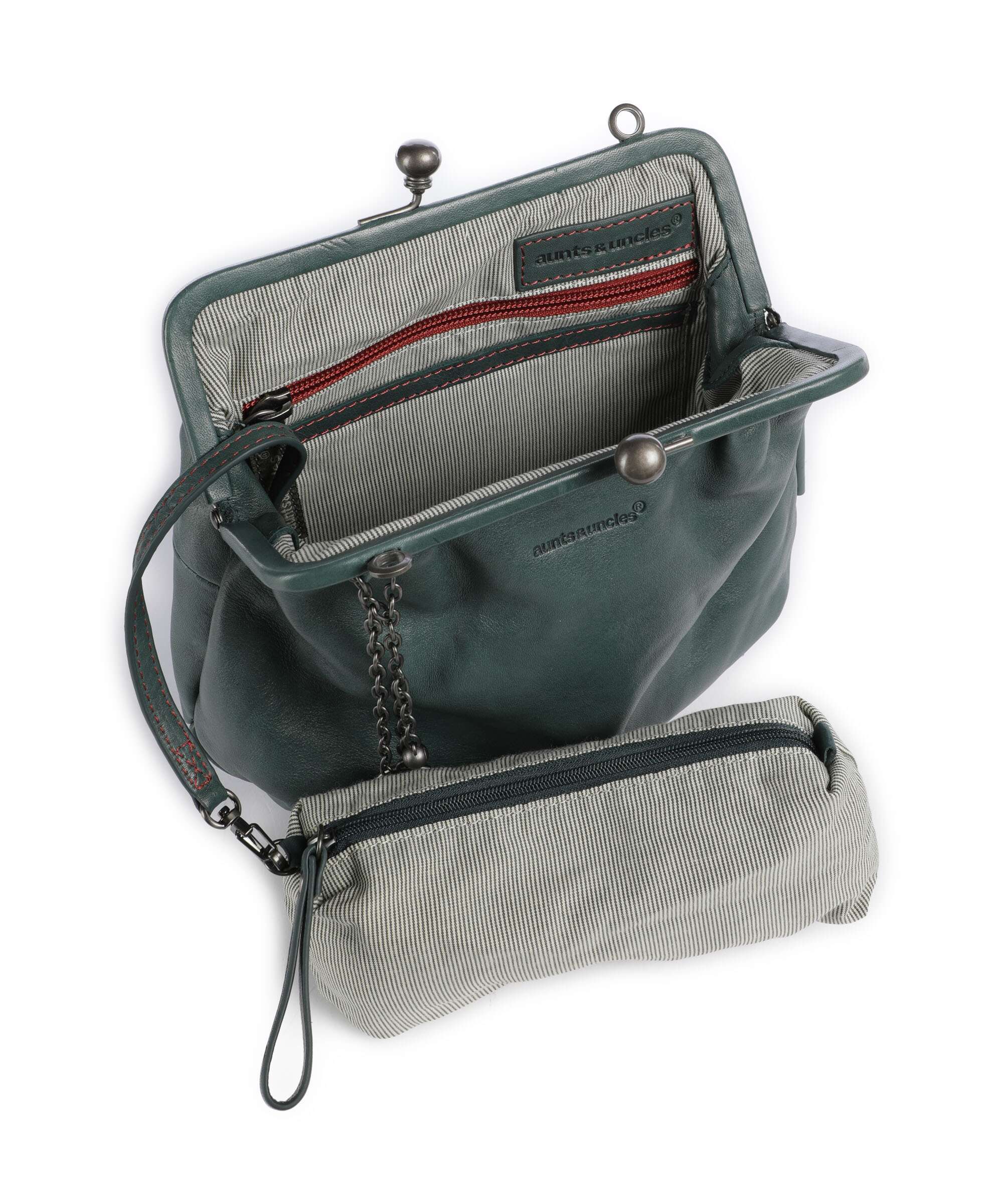 Aunts & Uncles Grandma's Luxury Club Mrs. Fortune Cookie Crossbody bag green jewel