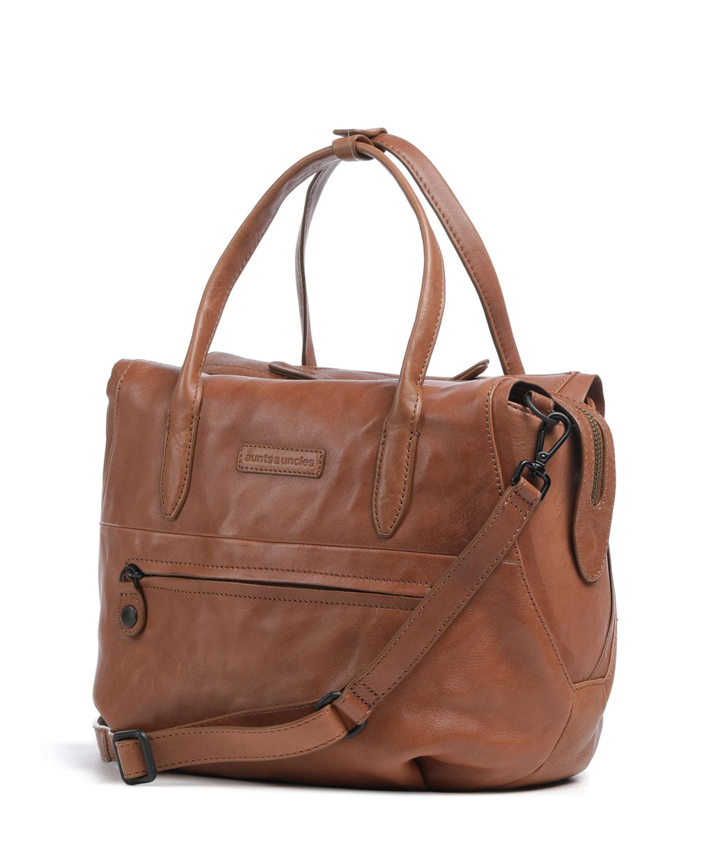 Aunts & Uncles Grandma's Luxury Club Mrs. Profiterole Handbag caramel