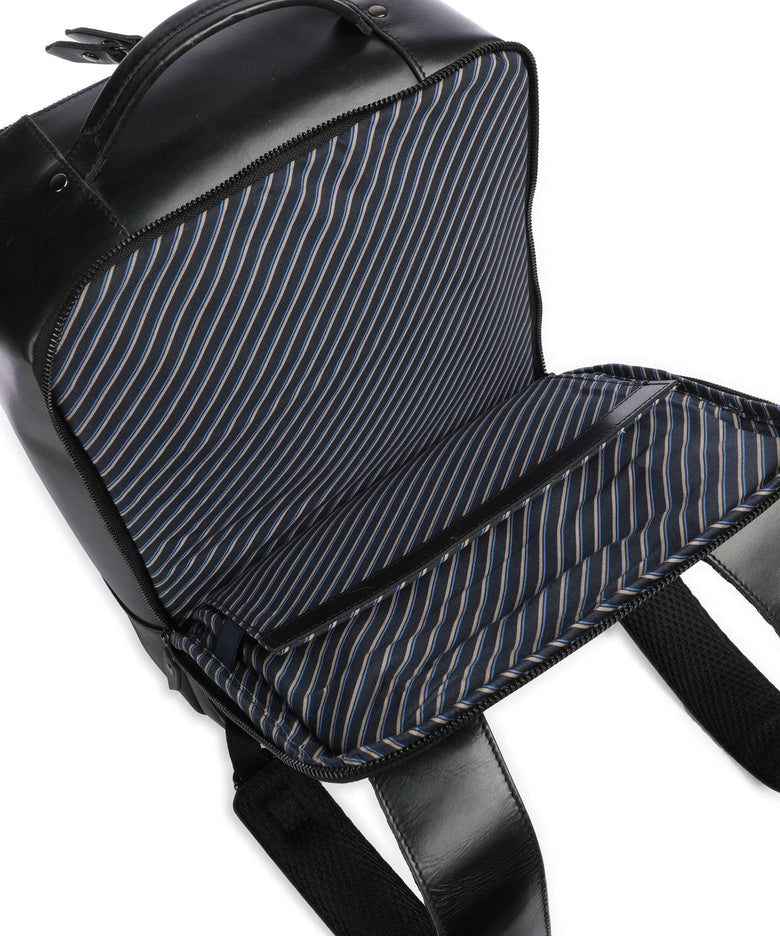 Buckle & Seam Crazy Horse Leon Backpack black