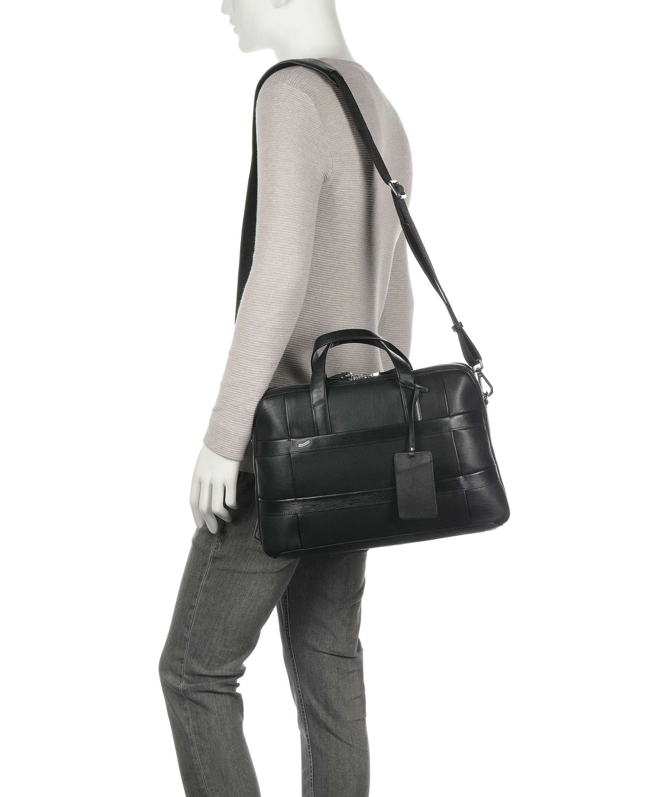 Vocier Vantage Medium Briefcase black