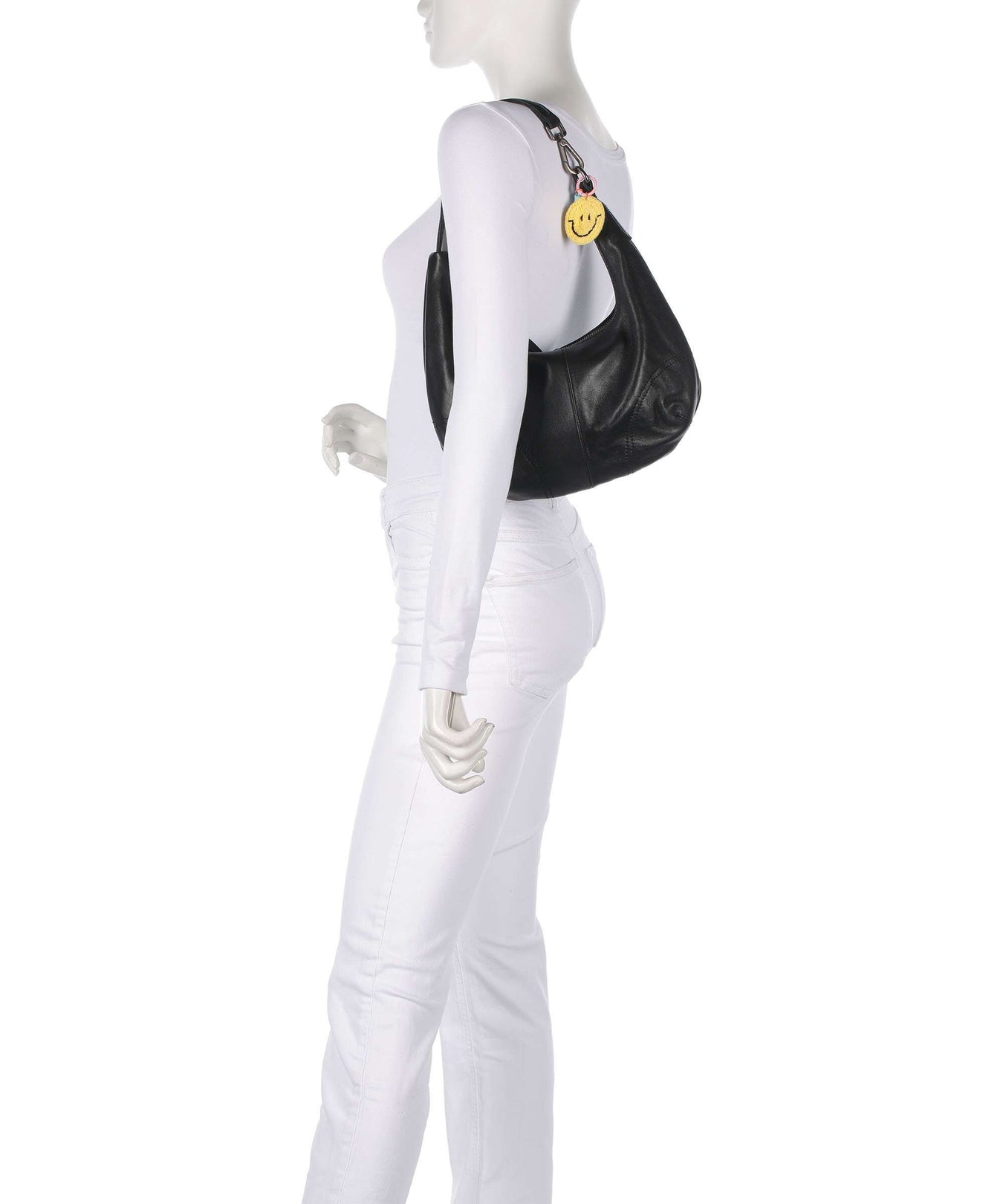 FredsBruder Take A Smile Hobo bag black