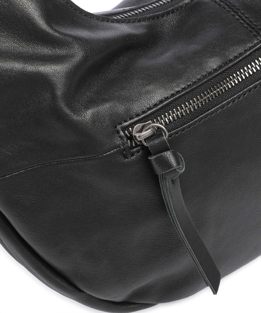 FredsBruder Take A Smile Hobo bag black