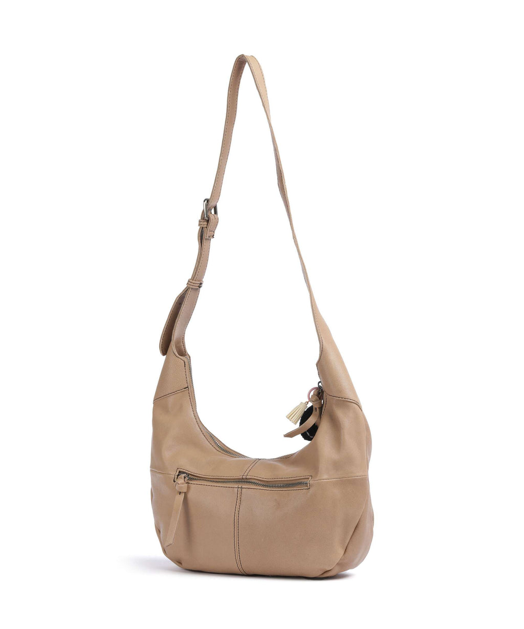 FredsBruder Take A Smile Hobo bag milk coffee