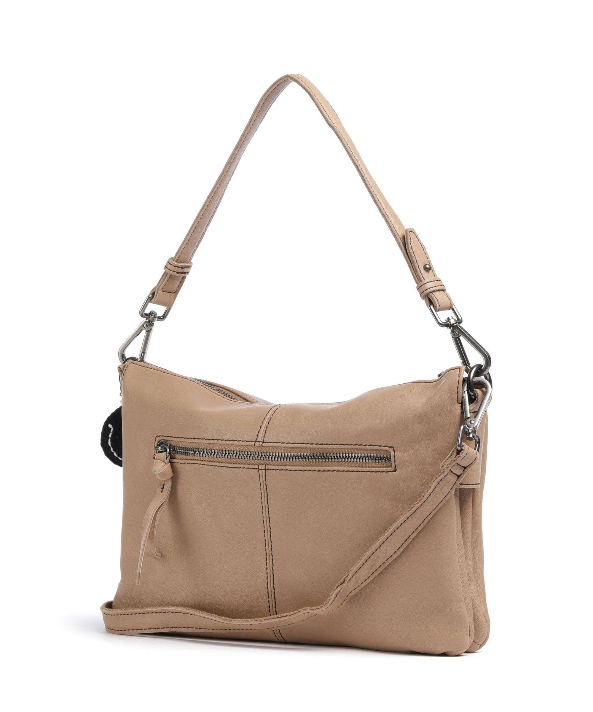 FredsBruder Take A Smile Shoulder bag milk coffee