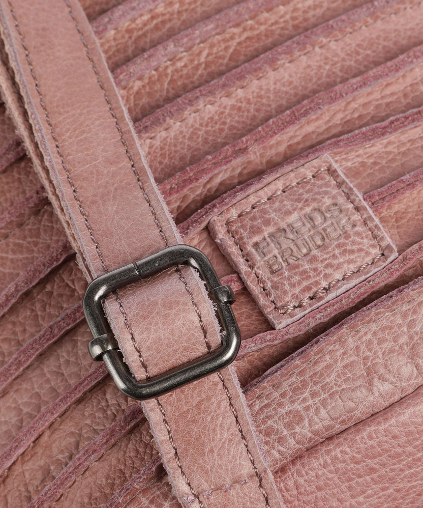 FredsBruder Riffellinchen Crossbody bag powder rose