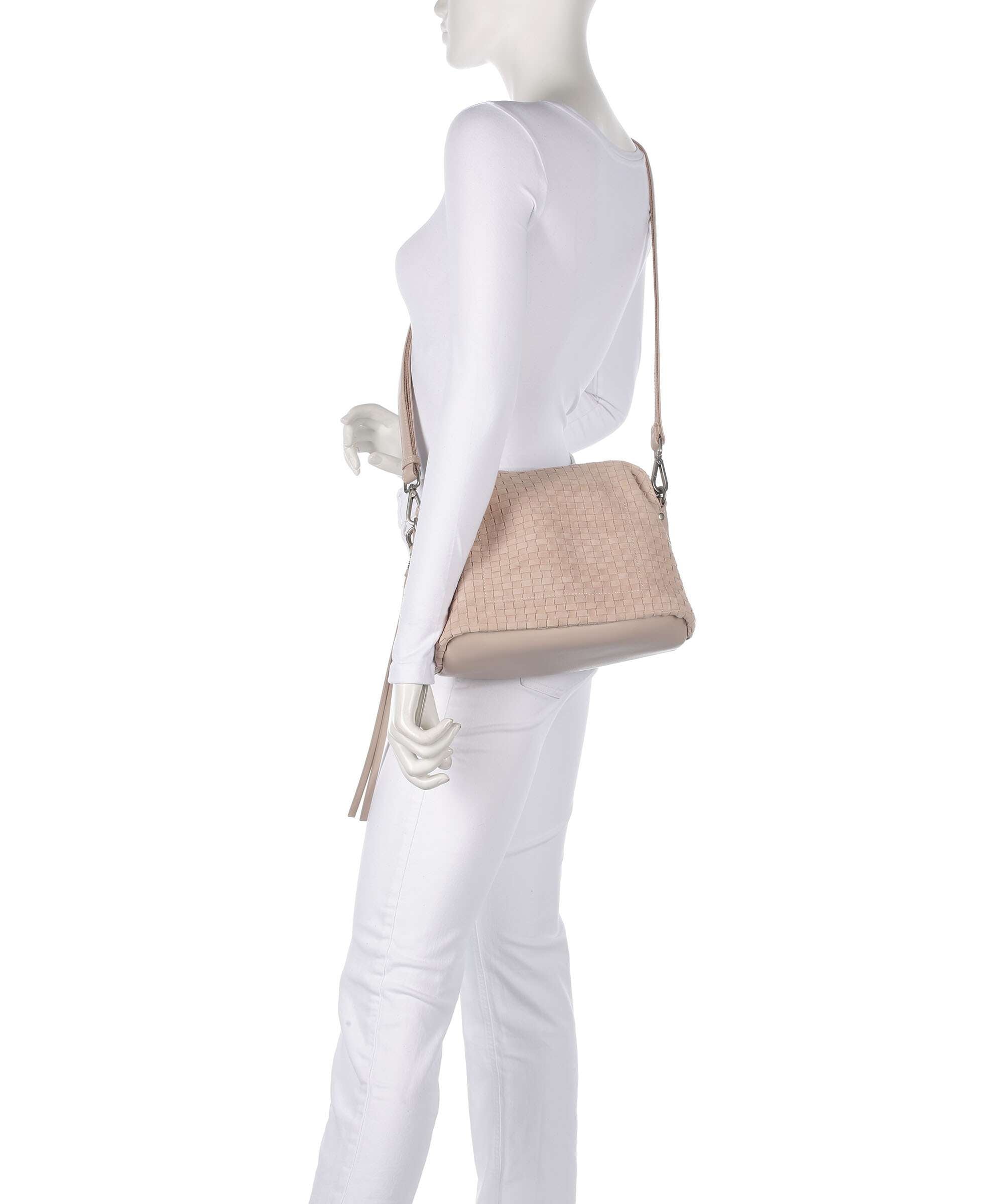 FredsBruder Weave Harmony Midi Shoulder bag stone