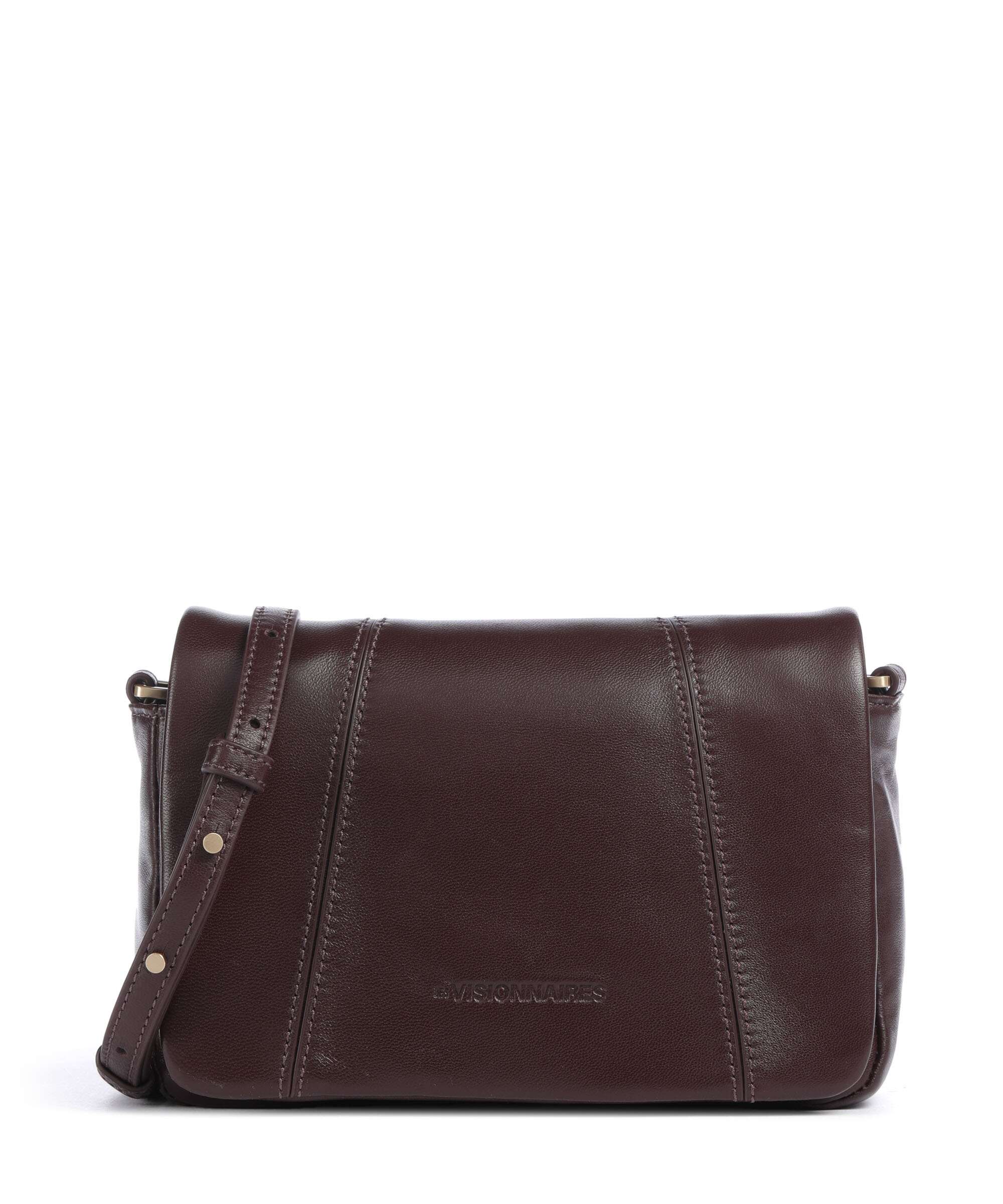Les Visionnaires Mila Icon Silky Crossbody bag vinyard red