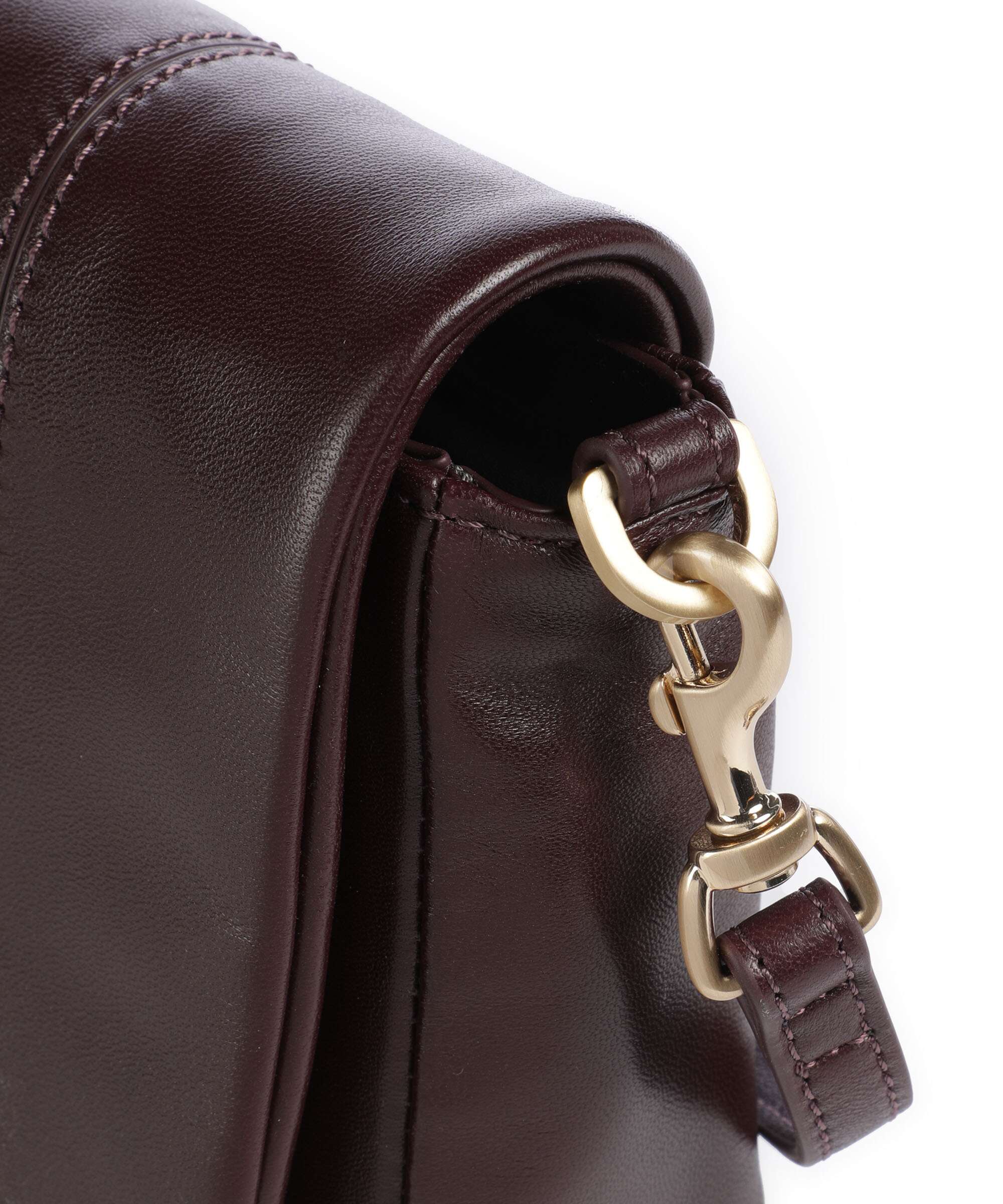 Les Visionnaires Mila Icon Silky Crossbody bag vinyard red