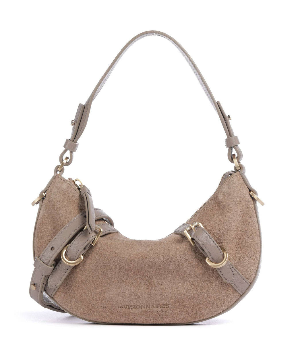 Les Visionnaires Enya Cozy Mini Shoulder bag mushroom/capuccino beige