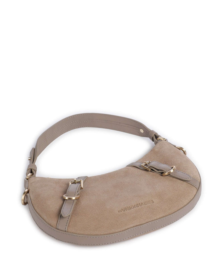 Les Visionnaires Enya Cozy Mini Shoulder bag mushroom/capuccino beige