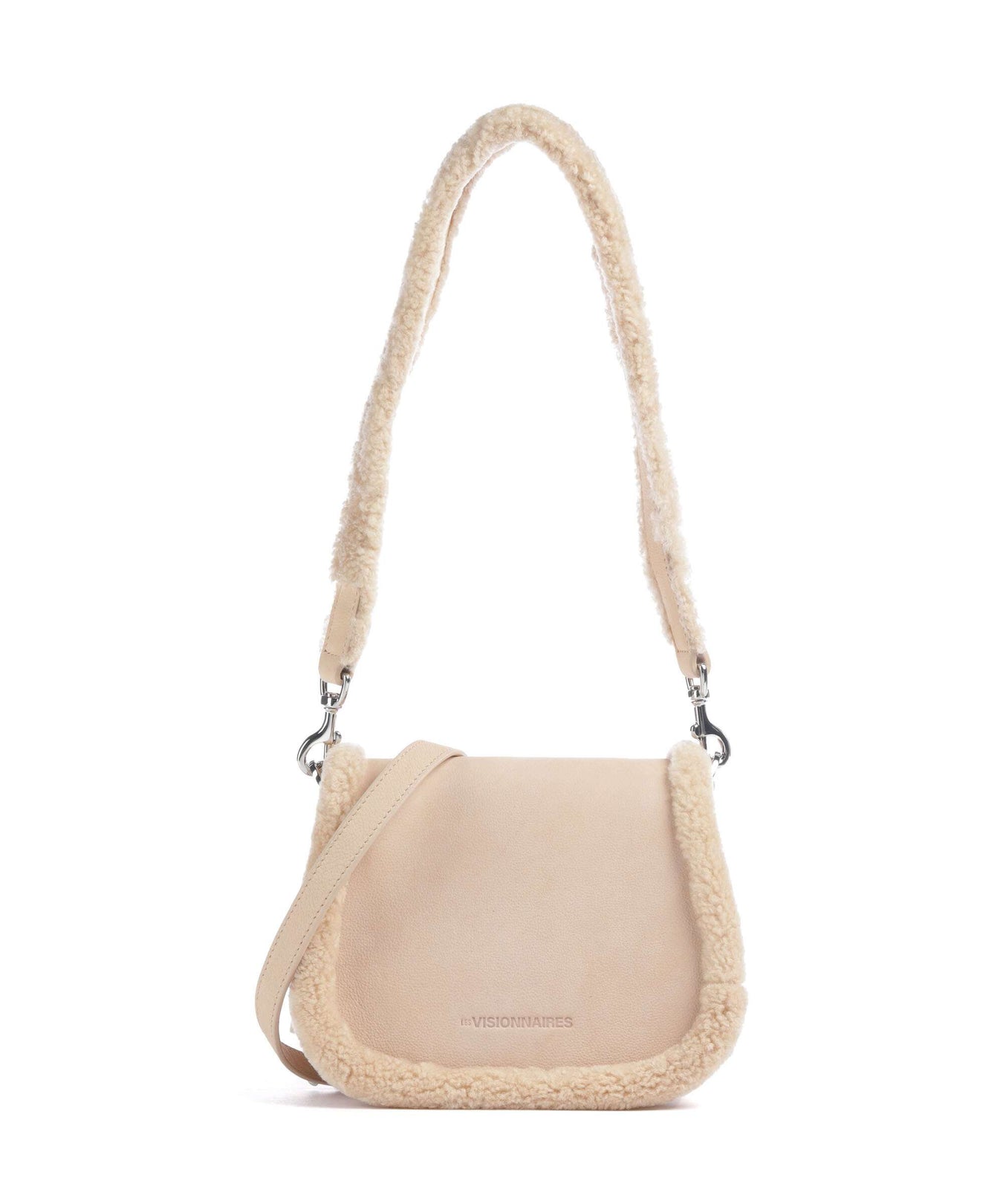 Les Visionnaires Elli Teddy Shoulder bag milky beige