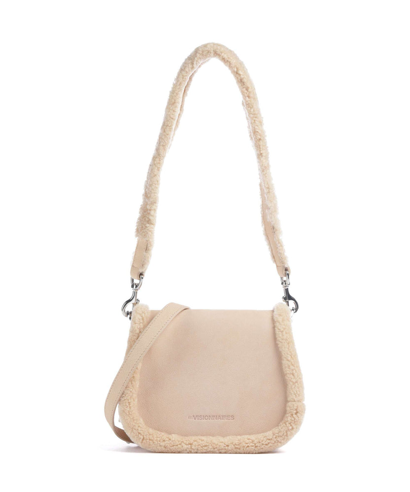 Les Visionnaires Elli Teddy Shoulder bag milky beige