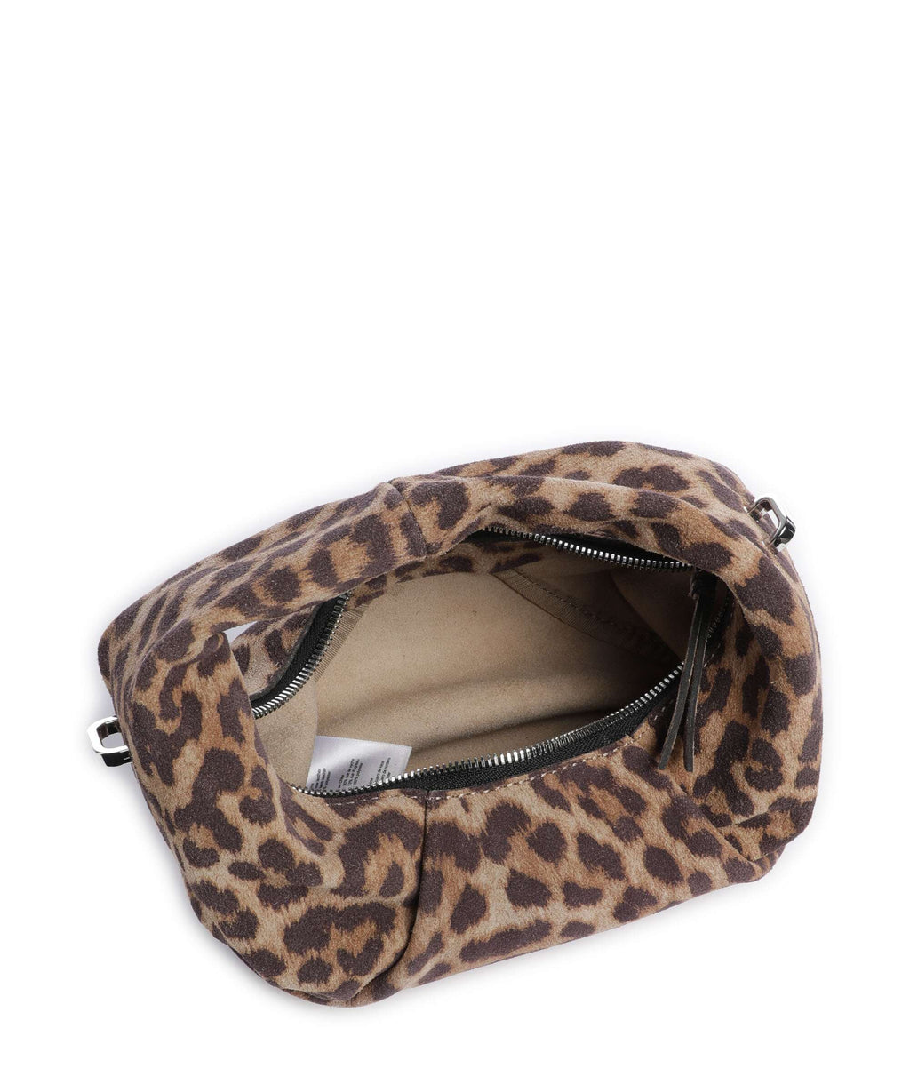Les Visionnaires Greta Essential Cozy Mini Handbag leo print