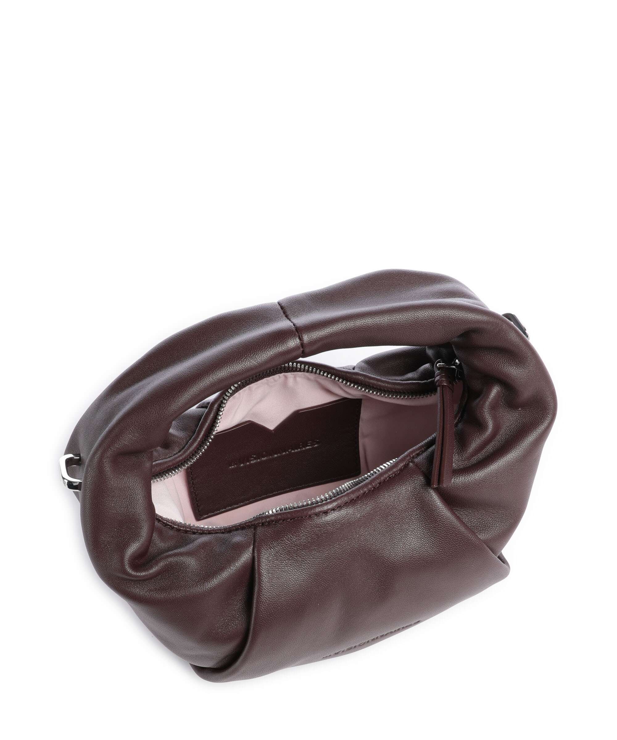 Les Visionnaires Greta Essential Silky Mini Crossbody bag aubergine