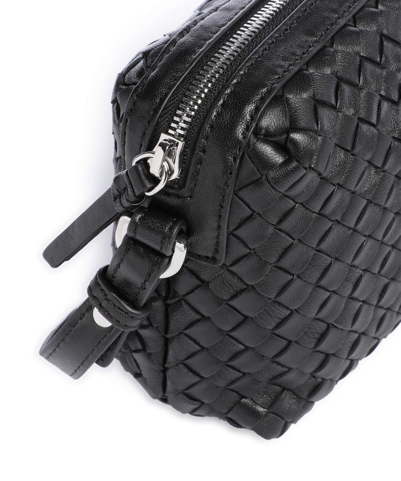 Les Visionnaires Lynn Weave Silky Crossbody bag black