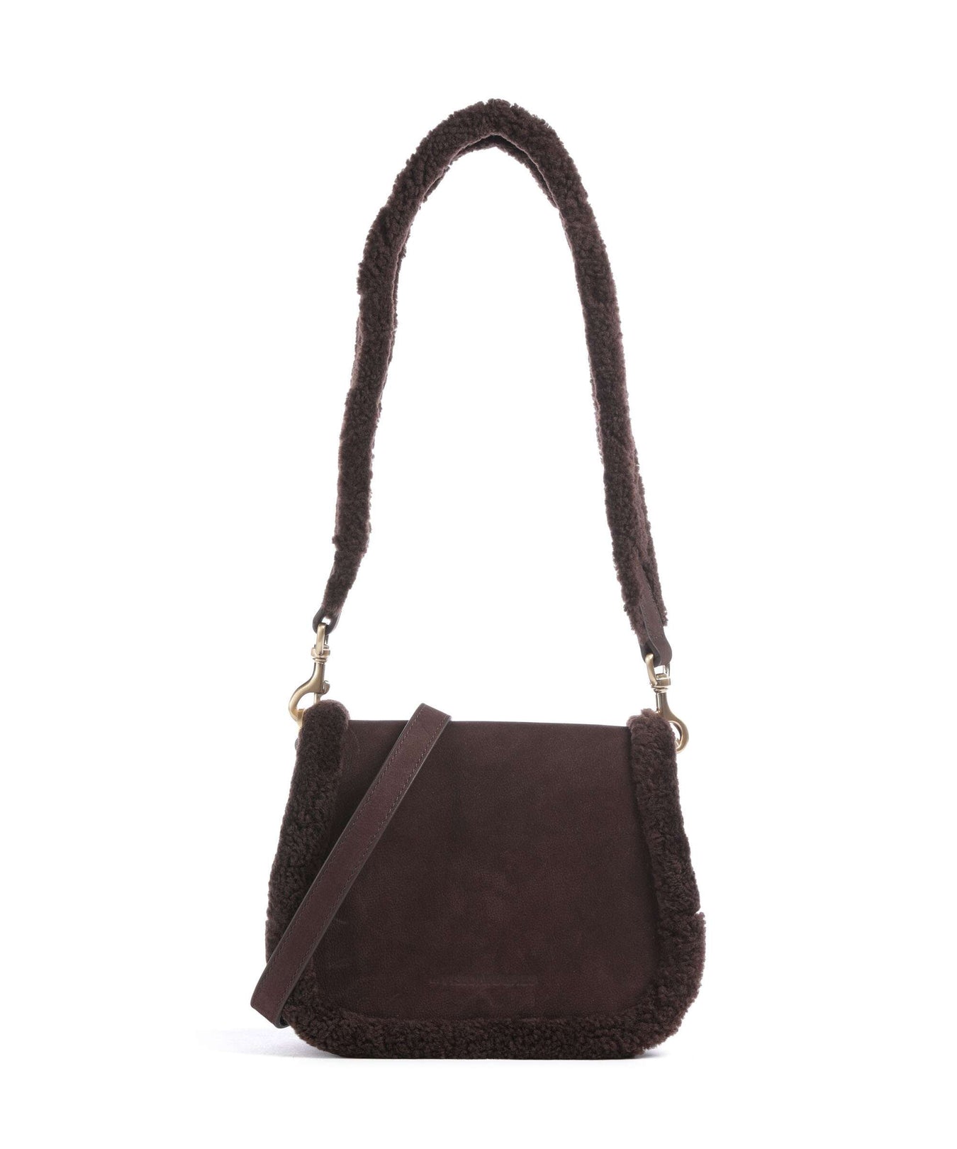 Les Visionnaires Elli Teddy Shoulder bag pecan