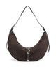 Les Visionnaires Enya Rebel Cozy Hobo bag dark brown