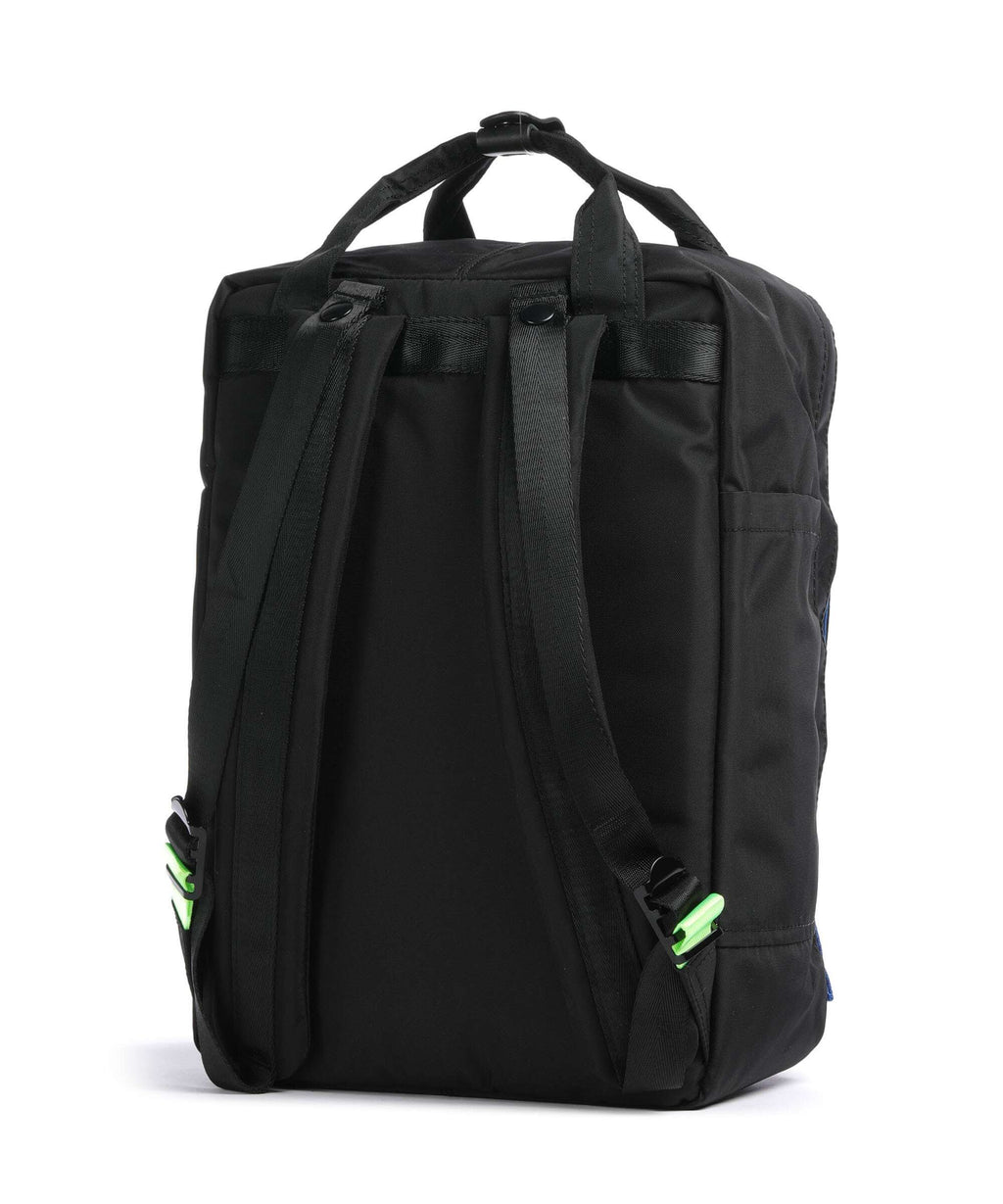 Doughnut Macaroon Backpack black/neon