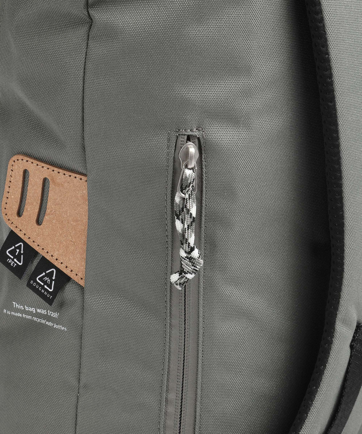 Doughnut Reborn Christopher Rolltop backpack grey/stone