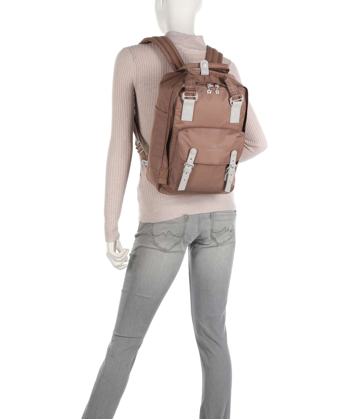 Doughnut Monet Macaroon Backpack pink