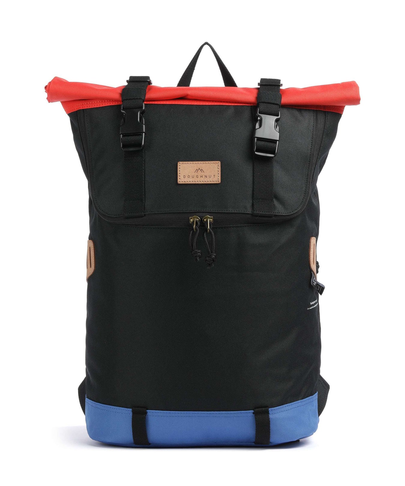 Doughnut Reborn Christopher Rolltop backpack black/grapefruit