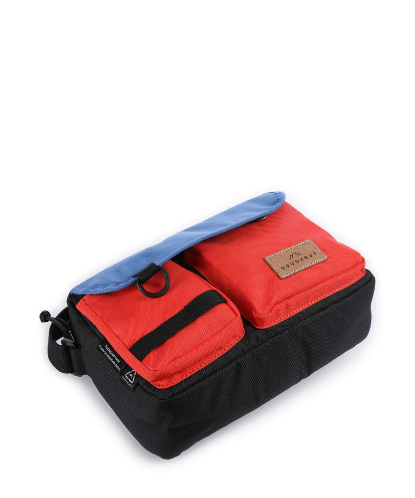 Doughnut Reborn Mission Lite Crossbody bag black/grapefruit