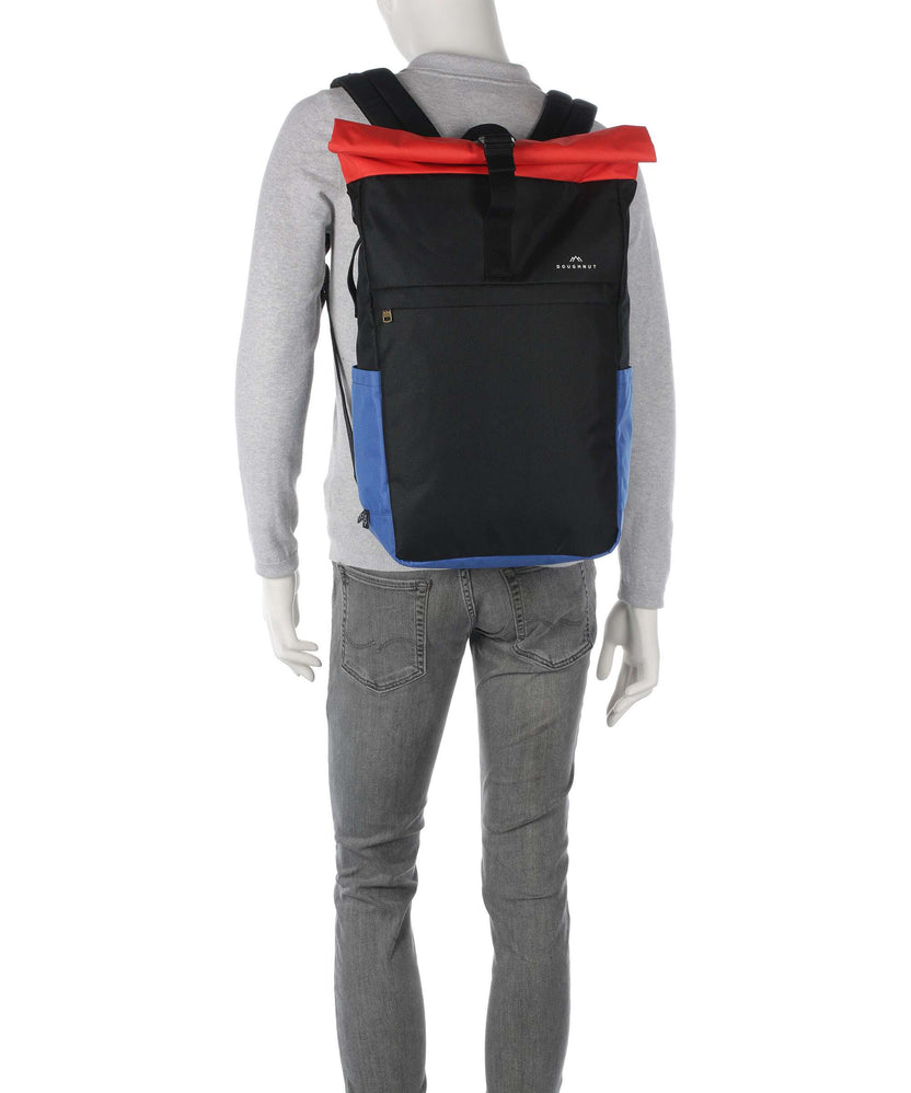 Doughnut Reborn Jetpack Rolltop backpack stone/wine