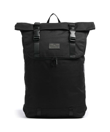 Doughnut Glossy Blocking Christopher Rolltop rugzak black