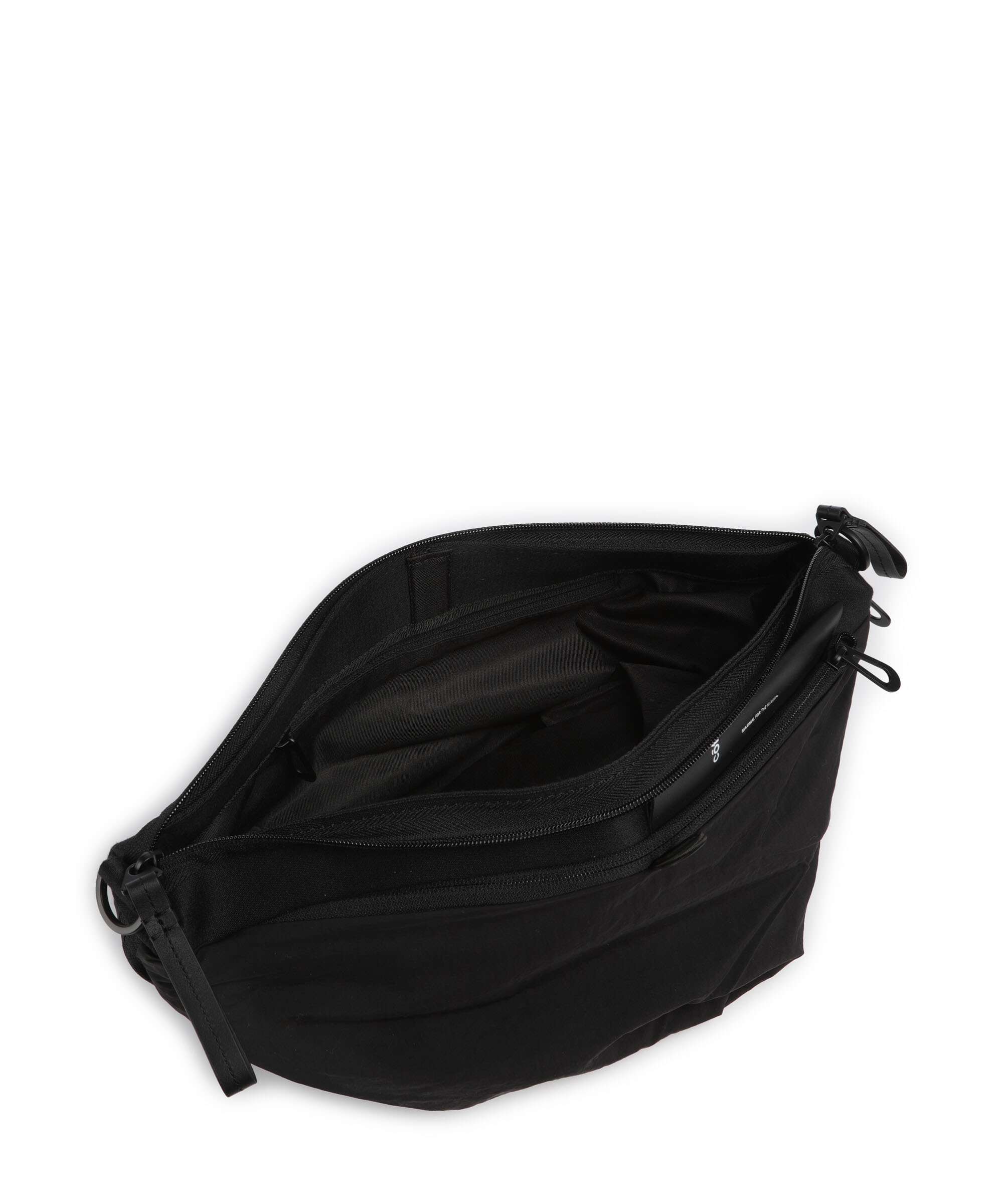 Côte&Ciel Orne Crossbody bag black/sage green