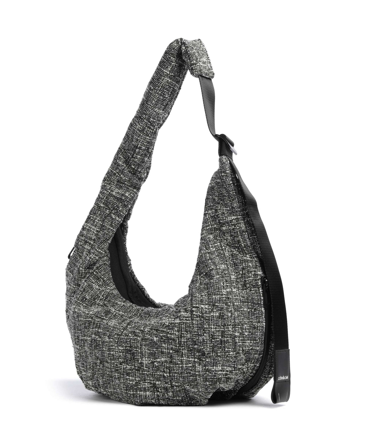 Côte&Ciel Hyco S Hobo bag black/cream