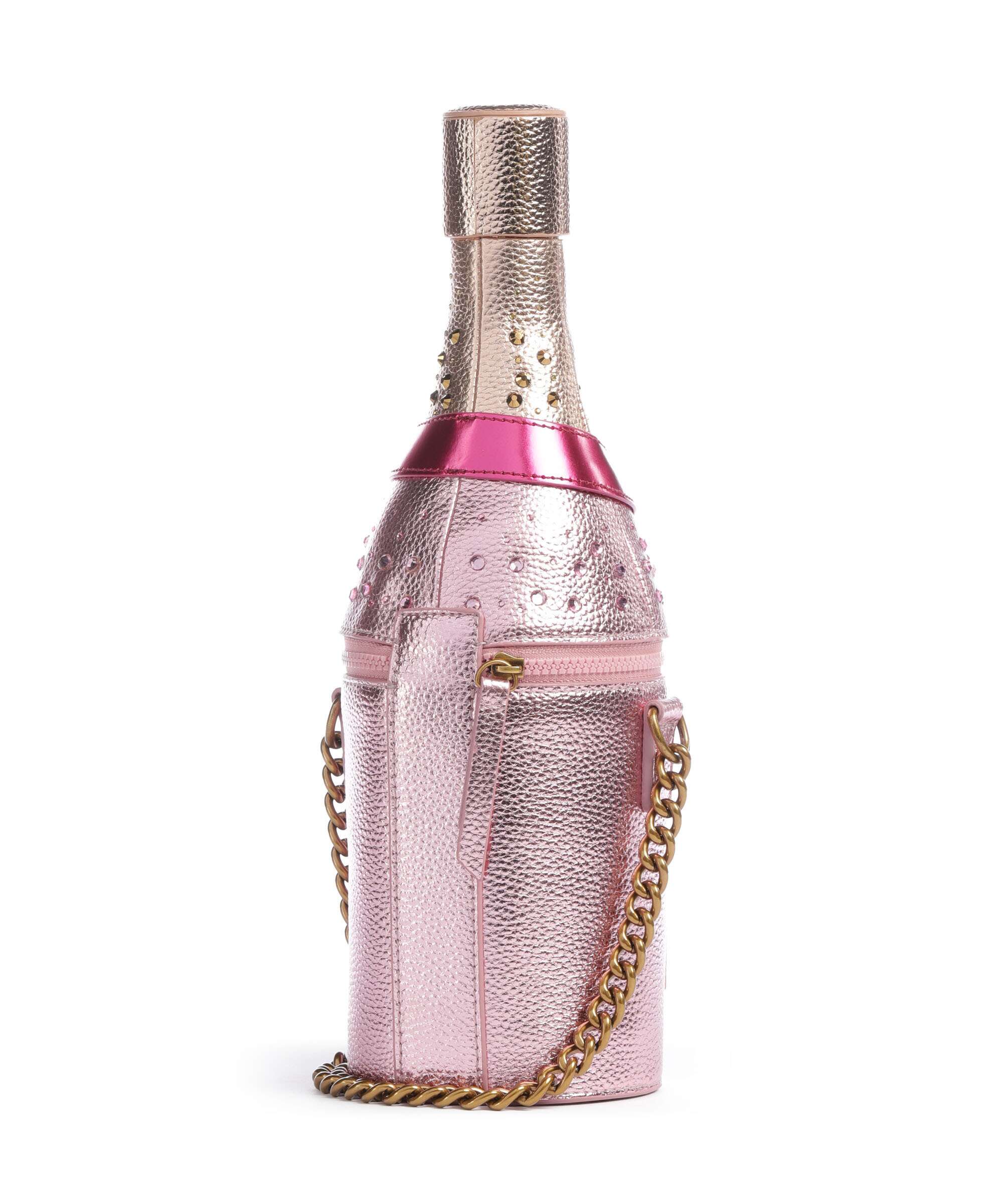 Kurt Geiger Champagne Bottle Crossbody bag pink