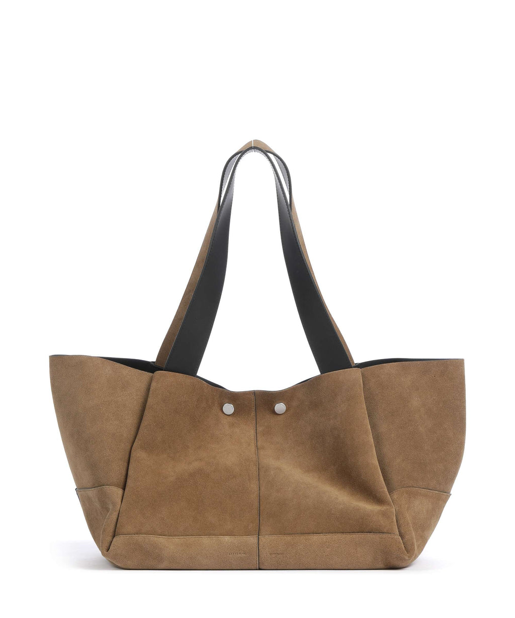 AllSaints Rosalie Tote bag warm olive brown