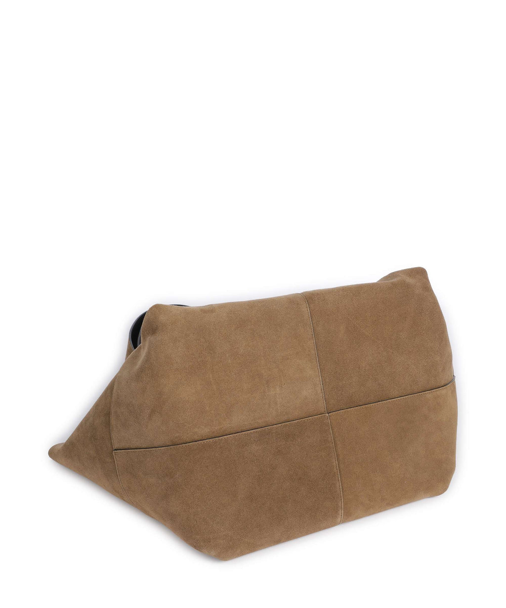 AllSaints Rosalie Tote bag warm olive brown