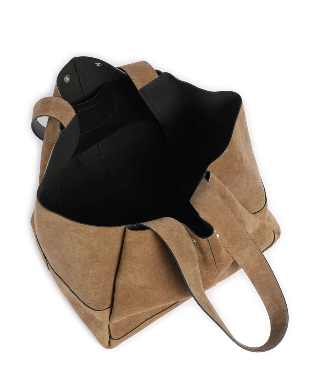 AllSaints Rosalie Tote bag warm olive brown