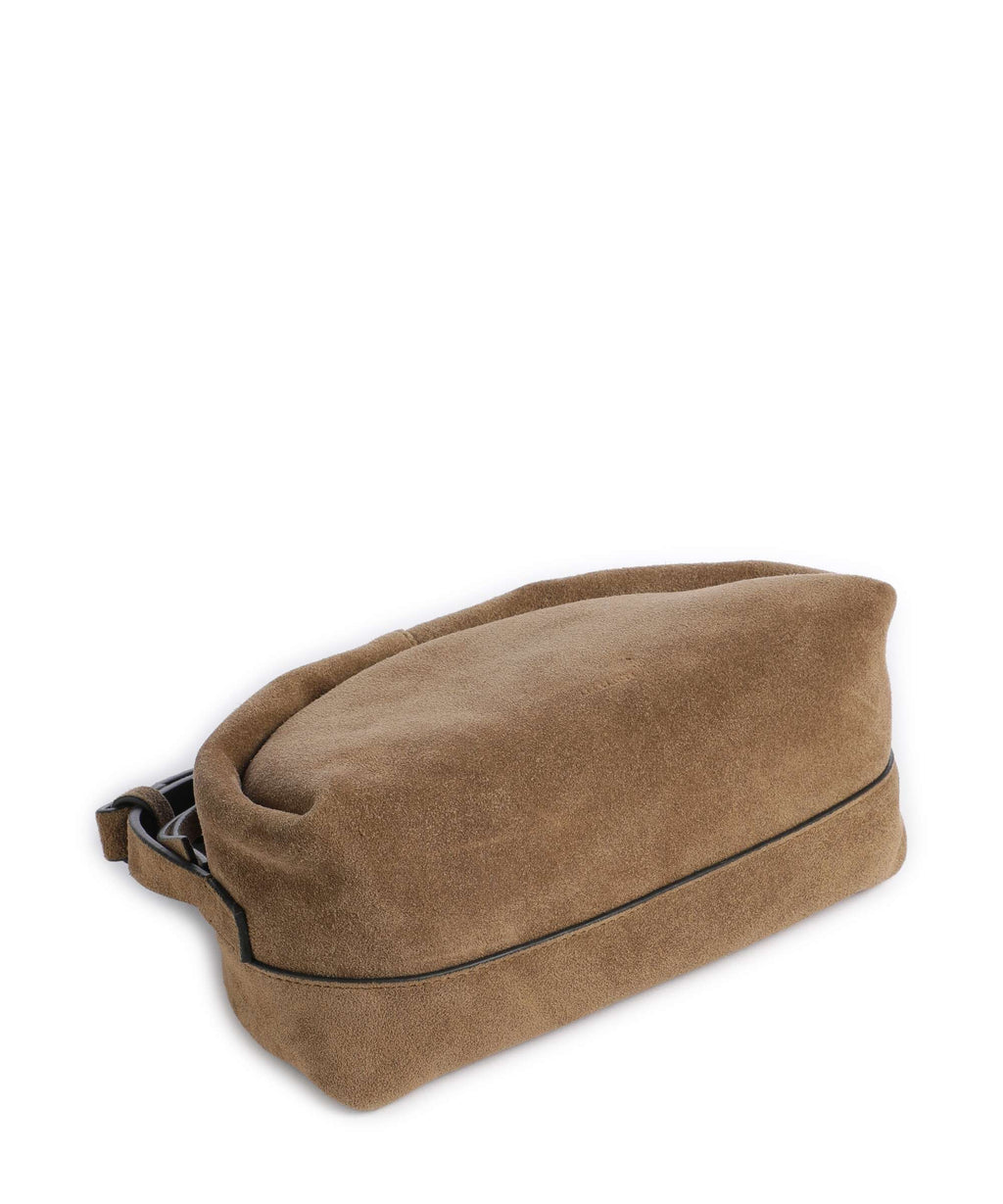 AllSaints Rosalie Arc Crossbody bag warm olive brown