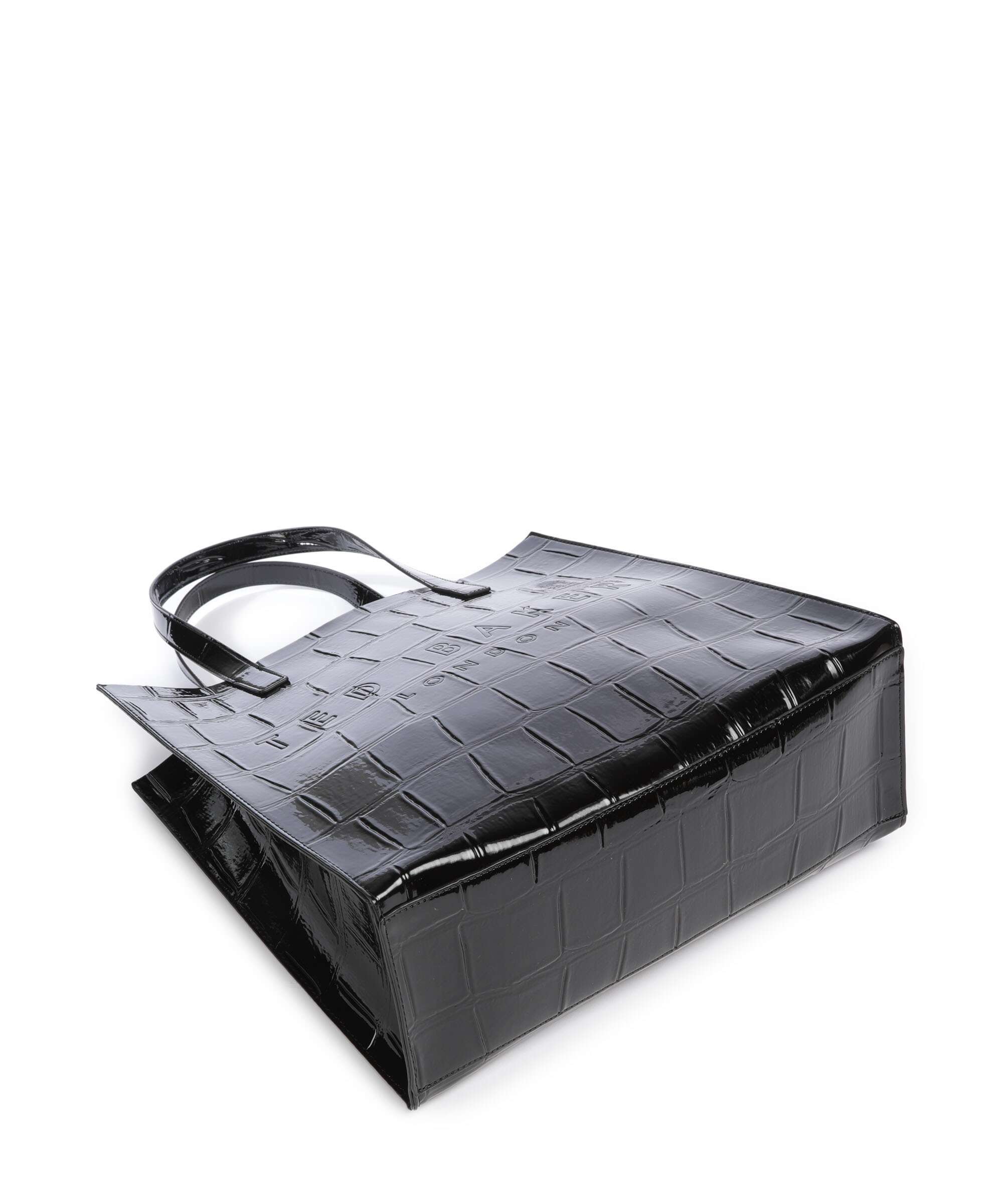 Ted Baker Croccon Tote bag jet black