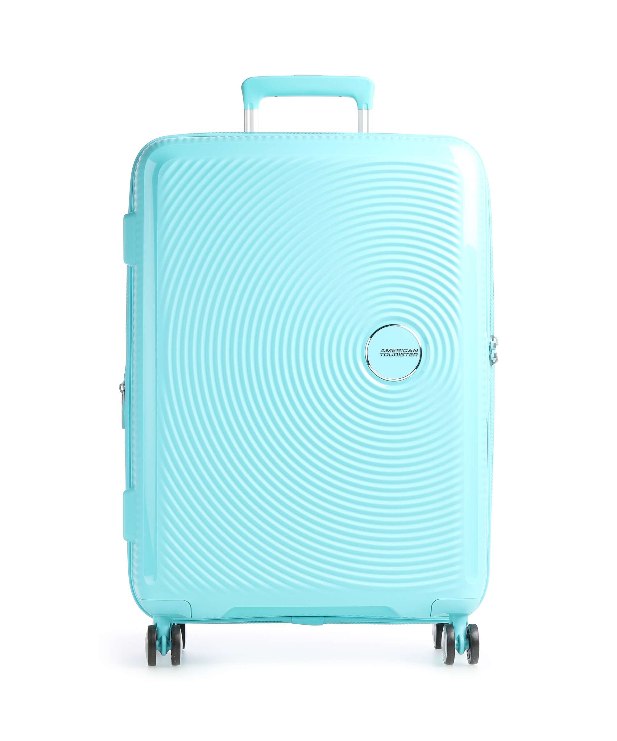 American Tourister Soundbox Spinner (4 wheels) poolside blue