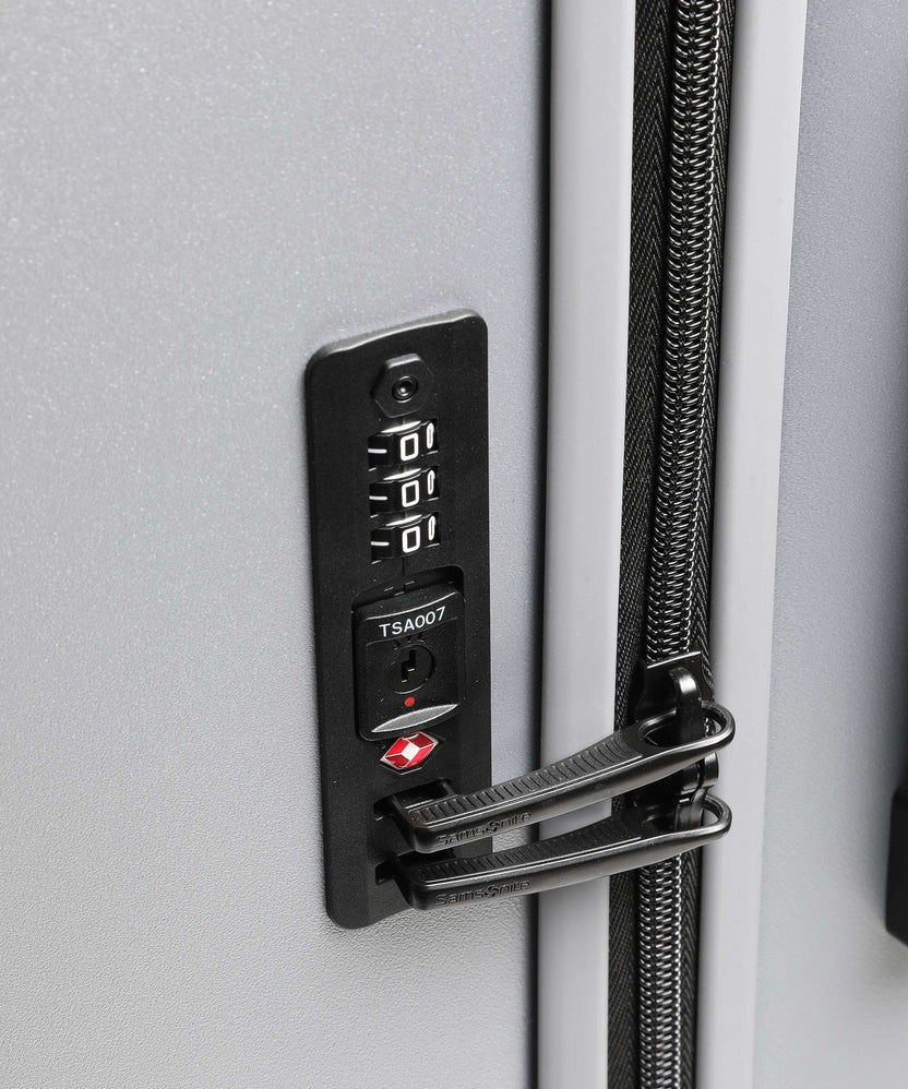 Samsonite Quadrix Spinner (4 wheels) silver