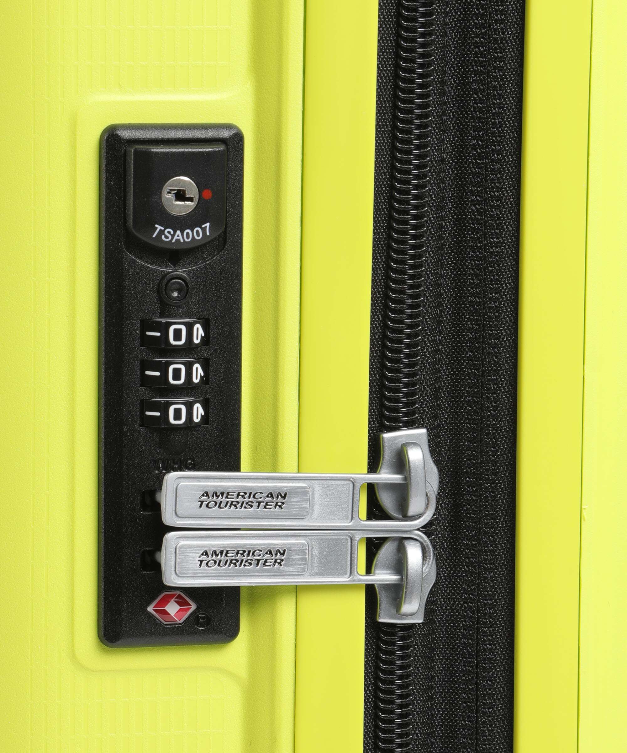 American Tourister Aerostep Spinner (4 wheels) light lime