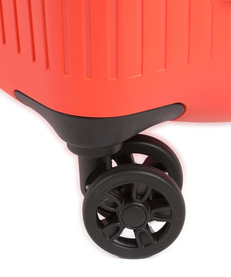 American Tourister Aerostep Spinner (4 wheels) bright orange