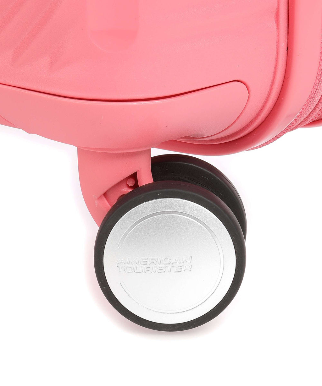 American Tourister Soundbox Spinner (4 wheels) sun kissed coral