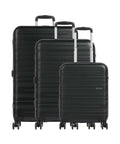 American Tourister High Turn Suitcase set (4 wheels) matte black