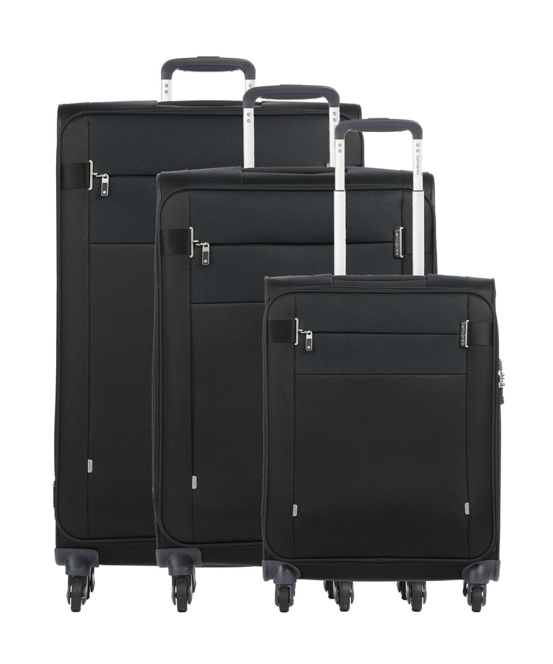 Samsonite Citybeat Suitcase set (4 wheels) black