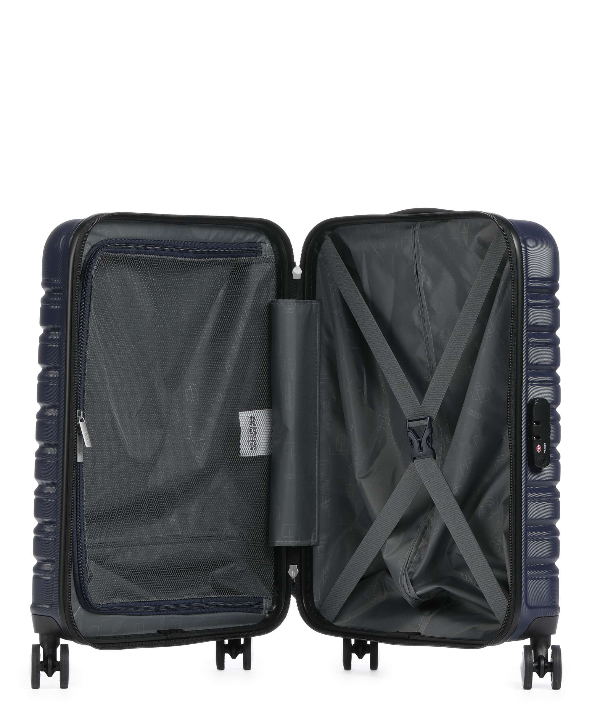 American Tourister Flashline Spinner (4 wheels) ink blue
