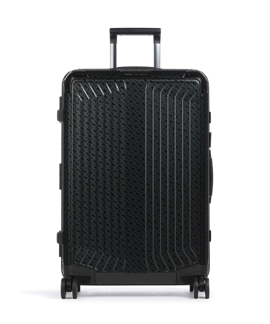 Samsonite Lite-Box Alu / Boss Spinner (4 wheels) graphite monogram