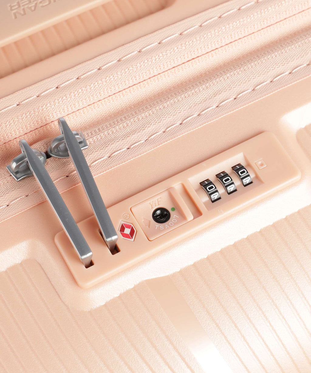 American Tourister Starvibe Spinner (4 wheels) metallic peach