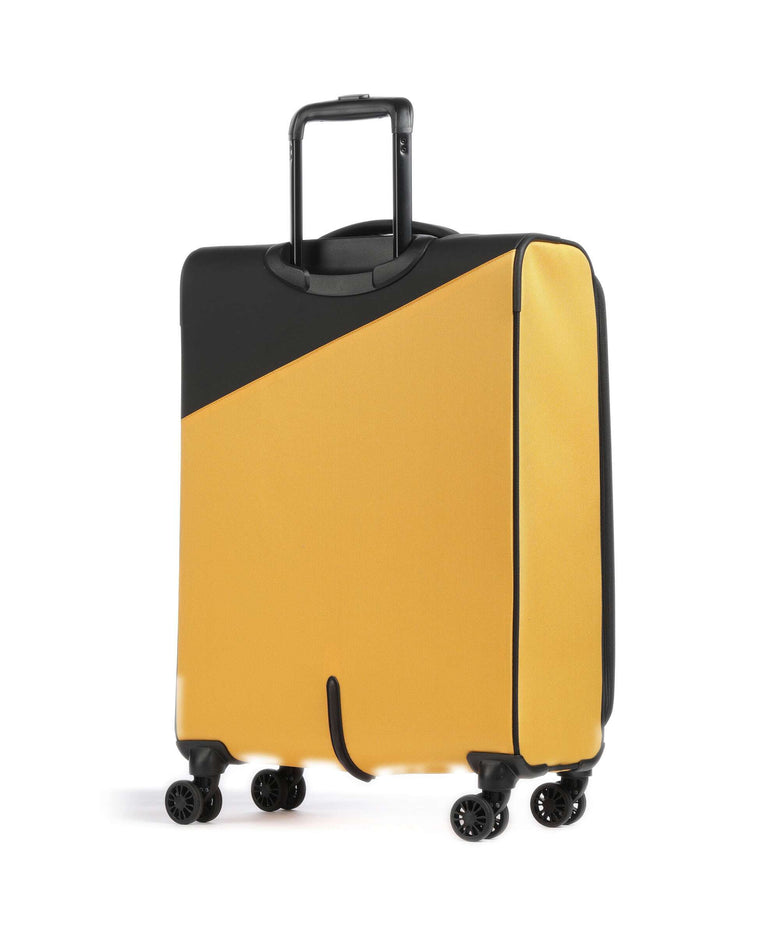 American Tourister Daring Dash M Spinner (4 wheels) black/yellow