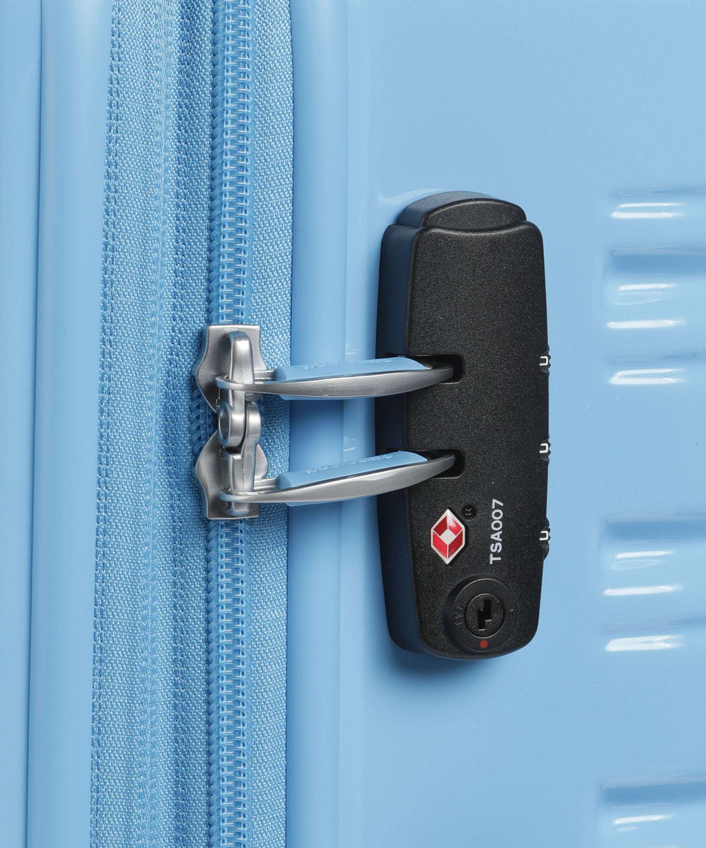 American Tourister Flashline Pop Spinner (4 wheels) cloudy blue